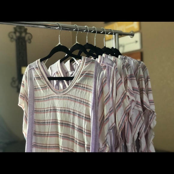 Striped boho ribbed top - Picture 7 of 8